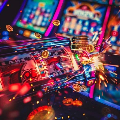 Slots and casino-style games section on taya02